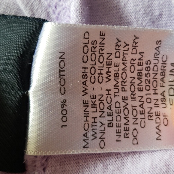 (M) Garland Sport Pastel 100% Cotton Solid Color Minimalist Casual Lightweight - Picture 4 of 7